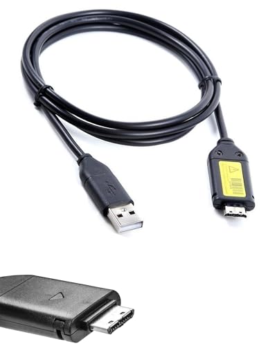 5Ft USB Cable Compatible with Samsung Camera Charger SUC-3 SUC-5 SUC-7 Compatible with L200, PL-120,P1000,TL-105,SL-420,TL-100,SH-100,ST-65,SL-201,PL-210,PL-200,TL-205,TL-100,PL-121