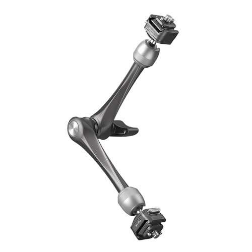 SMALLRIG 11" Rosette Magic Arm, HawkLock H21 Quick Release Structure, w 1/4"-20 Screws and Anti-Twist Pins, for Monitors, Lights, Max Load Cpacity 3kg - size: 11" (HawkLock)