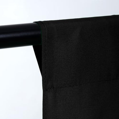 TRLYC Black Background Backdrop - 7x10 FT Polyester Fabric Background Seamless Screen Drop for Photography Video Studio Parties Halloween - color: Black, size: 7x10FT
