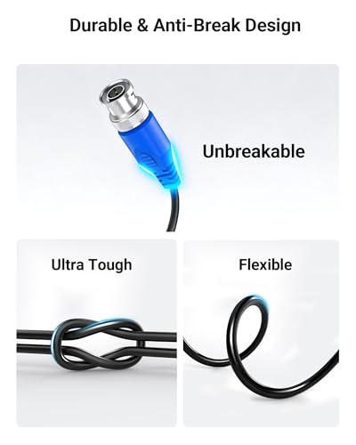 Anlapus 100ft/30m All-in-One Video Power Cable, BNC Extension Surveillance Camera Cable for CCTV Security Camera DVR System, with 1X BNC Connector and 1X RCA Adapter - size: 100ft Cable-2MP