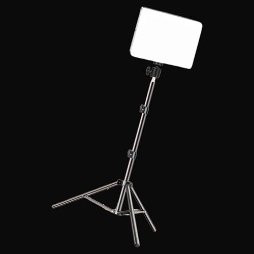 Photography Video Light Panel with LED and Tripods Stand for Enhanceds Live Streaming and Studio Shootings Live Streaming Light - color: A