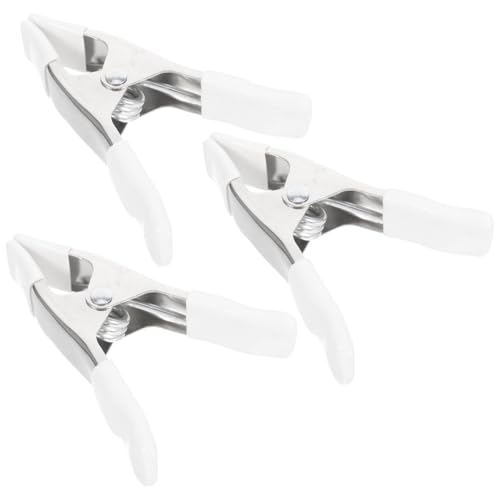 jojofuny 3Pcs Heavy Duty Spring Clamps for Backdrop Stand Photography Background Clips 3.93 X 2.95 X 0.78 in Spring Clips for Home Decoration and Photo Studio
