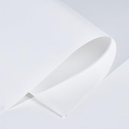 BENECREAT 40x15inch PVC Photography Backdrop, Matte White PVC Vinyl Photo Background for Product Video Photography Photo Studio - color: White
