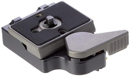 Manfrotto 323 RC2 Rapid Connect Tripod Adapter with 200PL-14 Quick Release Plate - Replaces 3299-Black
