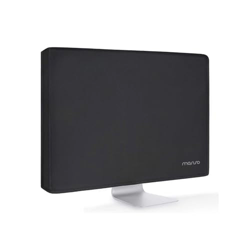 MOSISO Monitor Dust Cover 32, 33, 34, 35 inch Anti-Static Dustproof LCD/LED/HD Panel Case Computer Screen Protective Sleeve Compatible with 32-34 inch PC, Desktop and TV, Black - color: Black, size: 32-35 inch