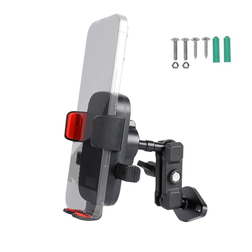 Car Phone Holder Mount for AMPS Standard Diamond Base ，Aluminum 360° Rotation Phone Mount for Car Dashboard Truck Boat Desk， Compatible with iPhone 16 15 14 13 12 Series Samsung S24 S23