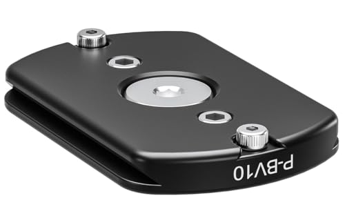 Leofoto P Series QR Base Plates, Quick Link Head Base, Anti-Twist Screws, Arca Compatible (P-BV10) - size: P-BV10