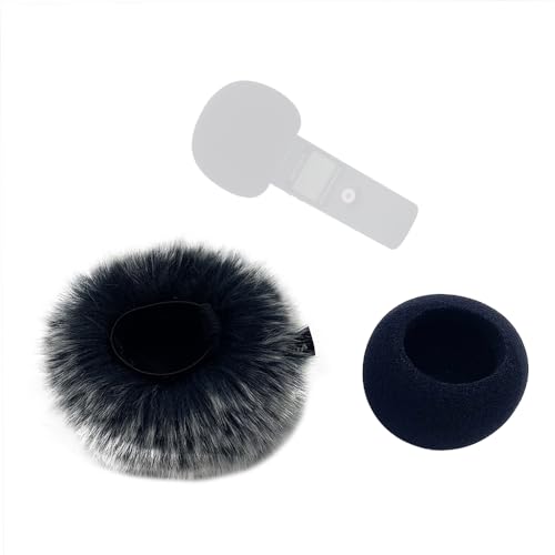 Dead Cat Pop Filter Fit For ZOOM H1N H1Handy Portalble recorder Furry Windscreen&Foam Microphone Windshield Sponge cover