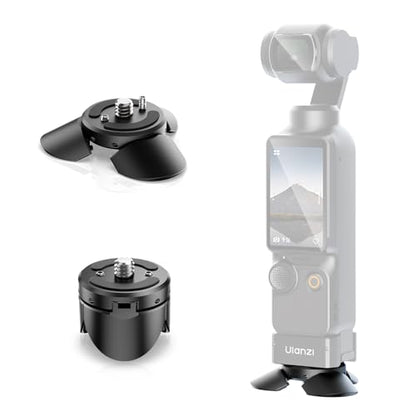 ULANZI PK-08 Pocket 3 4 Mini Tripod for DJI Osmo Pocket 3 4, All-Purpose Mini Tripod 1/4'' Mounting Screw for Insta360 X5 X4 X3 for Desktop Stand - color: PK-08