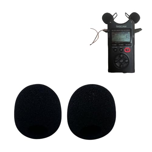 Dead Cat Wind Muff for Tascam DR40 DR07 Headset Windscreen Microphone Foam Covers for Tascam DR40X DR07X (Black) - color: Black