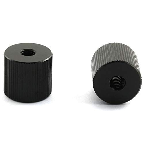 HJ Garden 2pcs 1/4"-20 Thread Tripod Nut Connection Mounts Nuts Articulating Arms Tripod Rigs Replacement Parts