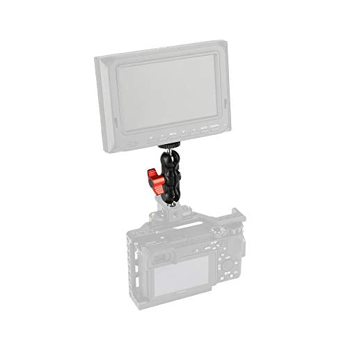 CAMVATE Universal Magic Arm with with Dual Ball Heads(Red,2 Pieces) - 2079