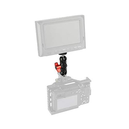 CAMVATE Universal Magic Arm with with Dual Ball Heads(Red,2 Pieces) - 2079