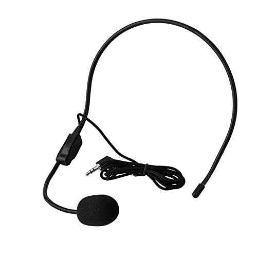 Headset Microphones, Head Mount Mike For Ipne 16 Wired Headset Microphone Voice Amplifier Wired Headset Microphone Noise Cancelling Mic Headset Condenser Microphone, Headset Micropne For Singing