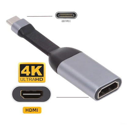 CY Cable USB-C Type-C Source to HDMI 4K 60hz Sink HDTV Adapter Ultra Slim Flat Cable 1080p for Laptop Tablet Phone - style: HDMI