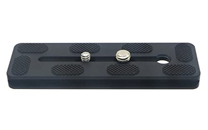 120mm Universal Quick Release QR Plate with 1/4" and 3/8" Mounting Screw for Tripod Mount Ball Head DSLR Camera Arca Swiss Compatible