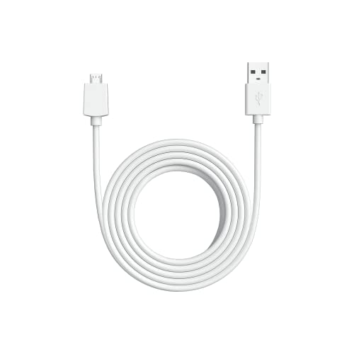 Ring 10 ft USB-A to Micro USB Power Cable for Indoor Cam (2nd Gen) - White - color: White