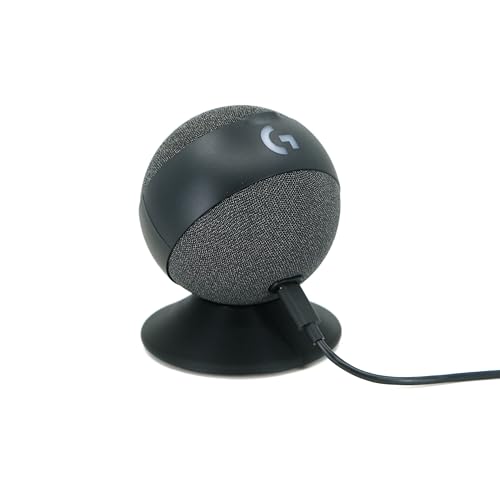 Slim Microphone Stand for the Logitech Yeti Orb Low Profile Mic Mount (Red) - color: Red
