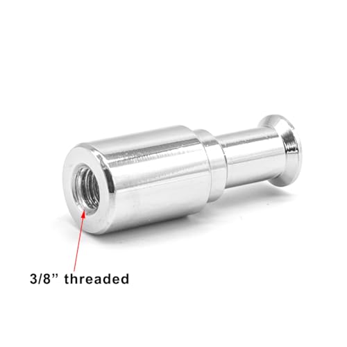 PHOCUS 3/8" Female Thread & 5/8" Male Pin Adapter for Studio Lighting & Photography Equipment