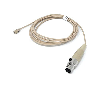 Pair of Lavalier Lapel Mics w/ 4 pin Mini XLR TA4F for Shure Wireless | 4 Pin Mini XLR TA4F Connector