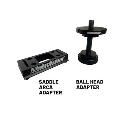 BOG DeathGrip Ball Head Conversion Kit | Ball Head Adapter + Arca-Swiss Saddle Mount | for use with BOG DeathGrip Tripod