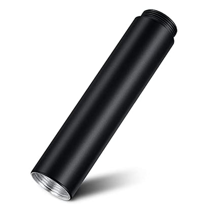 YOUSHARES Mic Stand Extension, 5/8" Female to 5/8" Male Microphone Extension Tube for Desk Stands(3.15 in) - color: black