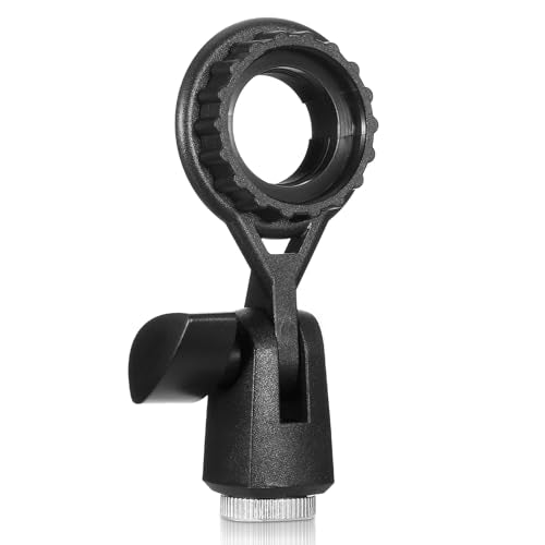 Microphone Holder for Mic Stand Condenser Mic Shock Mount Standard Interface Thread Compatible with Stand Devices with 3/8 Conversion for 0.9-Inch Shockproof Microphone Stands