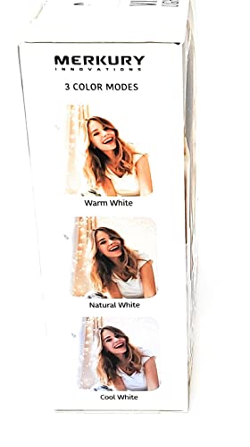 Merkury Innovations Video Call Light Stand - Desktop Phone Stand with Light and Charger Dock