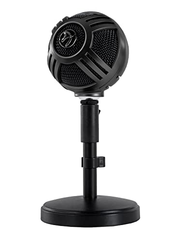 Arozzi - Sfera PRO Professional Grade Gaming/Streaming/Office USB Microphone - Cardioid, Cardioid -10dB, and Omnidirectional Polar Patterns, Boom Arm Compatible - Black
