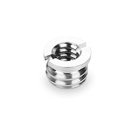 Anwenk 1/4 to 3/8 Screw Adapter Converter Threaded Screws Adapter Spigot Screw Mount Set for Camera Tripod Monopod Ballhead Flash Light Stand Shoulder Rig