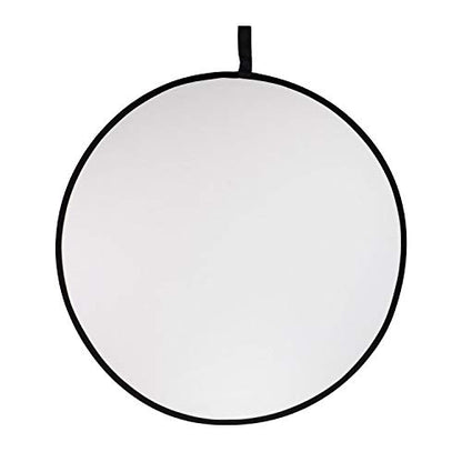 Rogue 2-in-1 Collapsible Reflector - Super Soft Silver / Natural White 43” | a softer more diffuse light than shiny silver reflectors - size: 43 inch