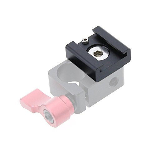 CAMVATE Cold Shoe Mount with 1/4''-20 Hole for Camera Flash Microphone Accessories - 0966 - style: 1Piece,black-2