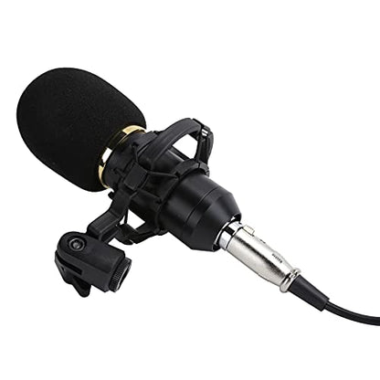 Nikou Microphone Condenser Computer Streaming Broadcasting Singing Device BM800 Recording Kit USB Mic with Shock Mount for Live Broadcast