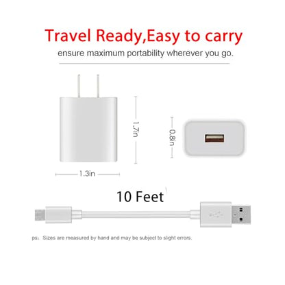 10ft Power Adapter Plug 9V Charger for Arlo Pro, Pro 2, Q, GO 1, Essential Spotlight/XL/XL 2nd Gen/Essential 2nd Generation, Blink Outdoor 3 4 (4th Gen) Camera Charging Cord Cable - size: 10 Feet, style: 1 Pack