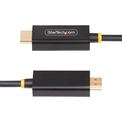StarTech 6.6ft Active DP to HDMI 2.0b Cable, 4K 60Hz, HDR | 2m, Active Video Converter, 4:4:4 RGB, 7.1ch Audio, HDCP 1.4/2.3, Backward Compatible 4K 30Hz, DisplayPort to HDMI 2.0b