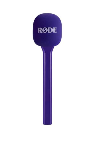 RØDE Interview GO Handheld Adaptor for RØDE Wireless Microphones (Purple) - color: Purple