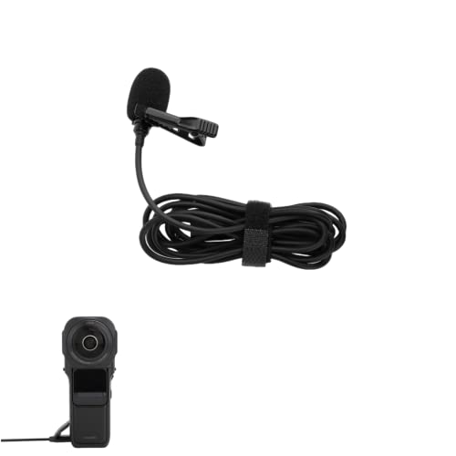 Taoke Omnidirectional Tiny Lav Microphone for Video Recording, External Noise Cancel, for USB Type-C Devices, Compatible with Insta-360 ONE X2/X3 - color: Insta-360 ONE X2/X3