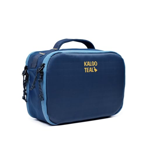 Accessories Bag & Tech Pouch | Organizer for Cables, Electronics & Everyday Essentials, Water-Repellent, Dual-Sided Padded - color: Blue Abyss