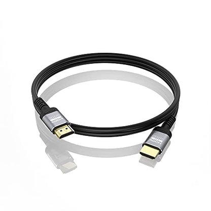 Soonsoonic 4K HDMI Cable 25 Foot | 18Gbps Ultra High Speed HDMI 2.0 Cable & 4K@60Hz HDR 3D ARC HDCP2.2 Ethernet HDMI Cord | for UHD TV Monitor Laptop Xbox PS4/PS5 ect (7.6m) - size: 25FT
