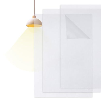 3Pcs Light Diffuser Sheet- Adhesive Ceiling Light Diffuser 11.2 × 8.2in | Cutable White Fluorescent Light Diffuser for Soften Ceiling Light LED Downlight, Spotlight, Led Panel, Track Light