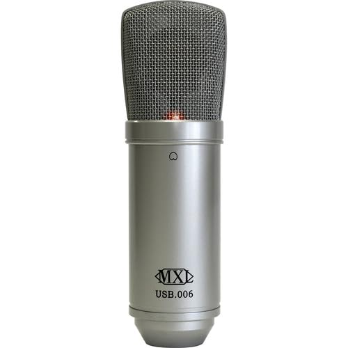 Marshall MXL USB 006 USB Cardioid Condenser Microphone, Grayish, 47mm x 177mm / 1.85 in. x 7 in.