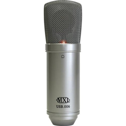 Marshall MXL USB 006 USB Cardioid Condenser Microphone, Grayish, 47mm x 177mm / 1.85 in. x 7 in.