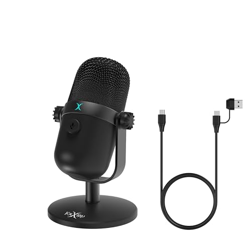 FOXXRAY SUM-13 Gaming USB Microphone for Streaming, Podcasting on PC/Laptop/Mobile, Cardioid Pickup Microphone with Noise Cancellation, Mute Button and Adjustable Stand, Plug and Play