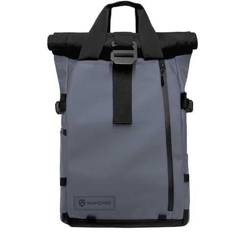 WANDRD PRVKE 21L Backpack: Weather-Resistant Travel & Camera Backpack with Laptop Sleeve, Quick Side Access, Clamshell Opening – Ideal Photography & Travel Bag (Aegean Blue) - color: Aegean Blue, size: PRVKE 21L, style: Bag Only