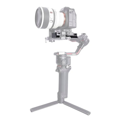 NICEYRIG Extended Quick Release Plate for Manfrotto-Style to Quick Release Clamp for Arca-Swiss, Tripod to Gimbal Adapter Applicable for DJI RS 4/4 Pro/3/3 Pro/2/RSC2, Ronin S - 563