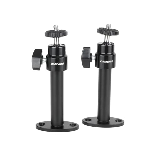CAMVATE 1/4-20 Mini Ball Head for CCTV Camera Surveillance System(2 Pieces)
