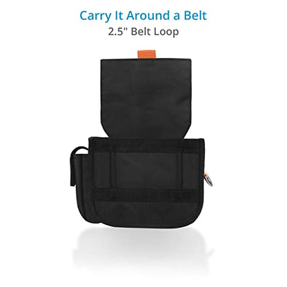 PROAIM Cube AC Pouch (Small) For Camera Assistants, Grips & Techs. Comes with a 2.5 Wide Belt Loop, External Pockets & D-Ring. For Utility Tools & Video Accessories (P-CBAC-01)