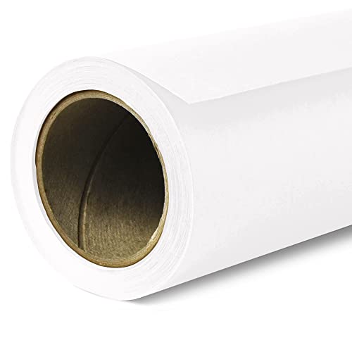 Savage Seamless Paper Photography Backdrop - Color #1 Super White, Size 26 Inches Wide x 36 Feet Long, Backdrop for Tabletop Product Photography and Crafting - Made in USA - color: Super White, size: 26 in x 36 ft