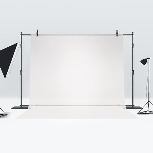 VEVOR 10ft x10ft Pipe and Drape Kit, Heavy Duty Backdrop Stand with Carbon Steel Base, Adjustable Backdrop Support with 2 Clamps and A Carry Bag for Wedding, Party, Event, Photography and Exhibition - size: 10 x 10 ft