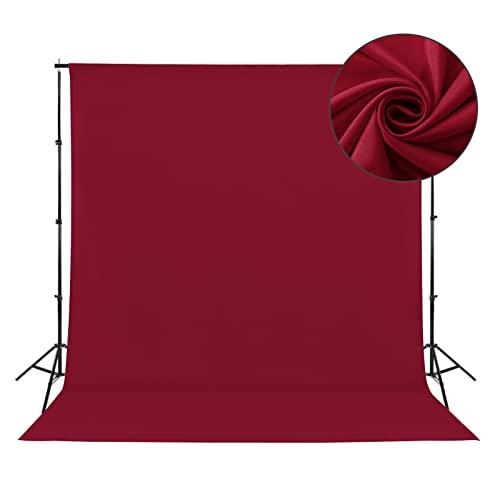 Sugargirl 8FTX10FT Red Screen Backdrop Background for Photography, Polyester Photo Backdrop for Photoshoot, Party, Video and Television (1 Panel) - color: Red, size: 8x10 FT